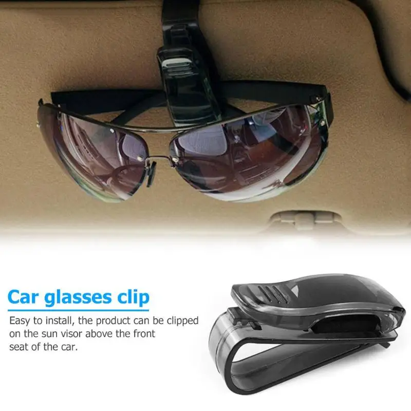 Фото Auto Fastener Clip Interior Accessories ABS Car Vehicle Sun Visor Sunglasses Eyeglasses Glasses Ticket Holder Clips | Автомобили и