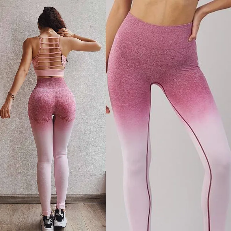 Women Yoga Pants Nepoagym gym High Waist Tight Sports Seamless Leggings Gradient Color Sportswear for Female Dancing Fitness
Women Yoga Pants Nepoagym gym High Waist Tight Sports Seamless Leggings Gradient Color Sportswear for Female Dancing Fitness