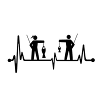 Girl Guy Boy Fishing Heartbeat Lifeline Decal Sticker Rod Reel Lure Tackle Box Car Vinyl Sticker
Girl Guy Boy Fishing Heartbeat Lifeline Decal Sticker Rod Reel Lure Tackle Box Car Vinyl Sticker