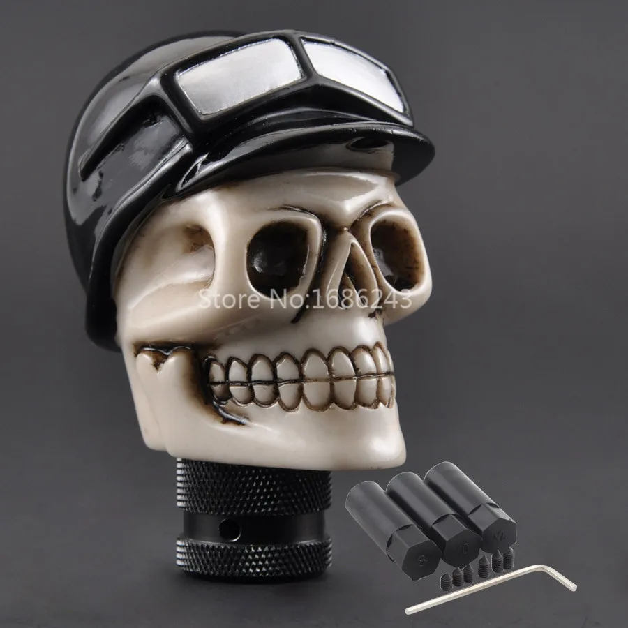 Auto Car Pilot Skull Helmet Shift Knob Lever Universal Fits for Infiniti Audi Mini Ford
Auto Car Pilot Skull Helmet Shift Knob Lever Universal Fits for Infiniti Audi Mini Ford