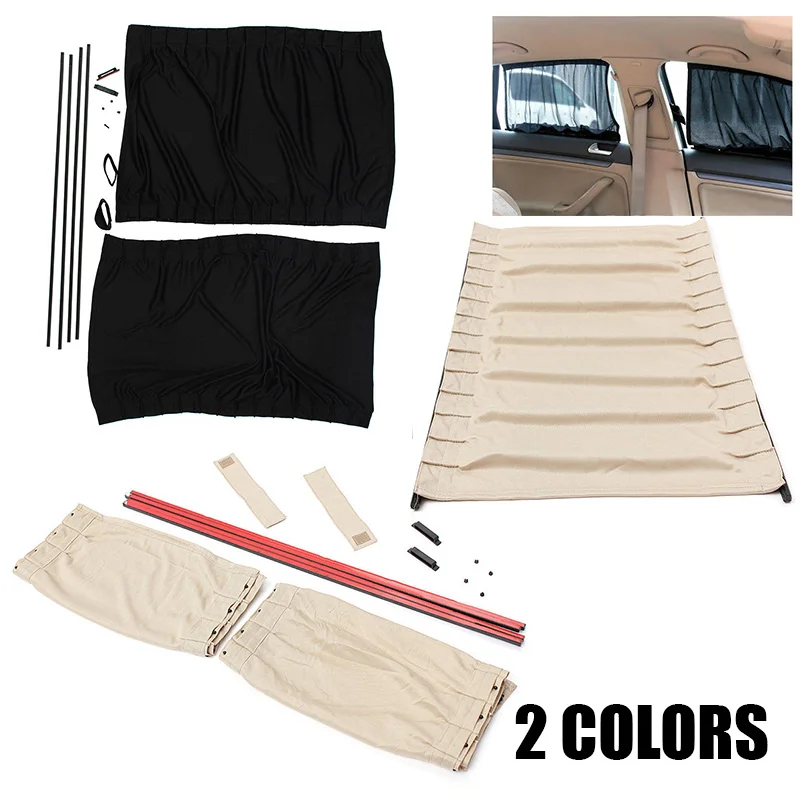 2pcs 50*47cm Luxury Beige VIP Car Van SUV Window Curtains UV Sunshade Visor Universal High Quality Accessory Suitable For Cars
2pcs 50*47cm Luxury Beige VIP Car Van SUV Window Curtains UV Sunshade Visor Universal High Quality Accessory Suitable For Cars
