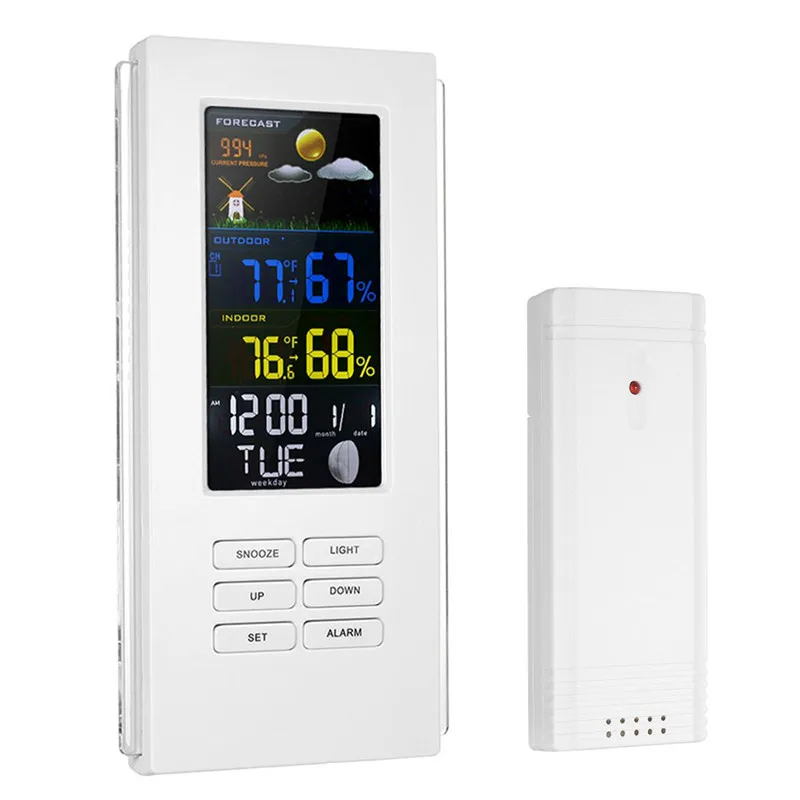 Remote Precision TS-74 Wireless Digital Thermometer Indoor Outdoor Temperature Backlight Display Clock Weather Station EU Plug
Remote Precision TS-74 Wireless Digital Thermometer Indoor Outdoor Temperature Backlight Display Clock Weather Station EU Plug