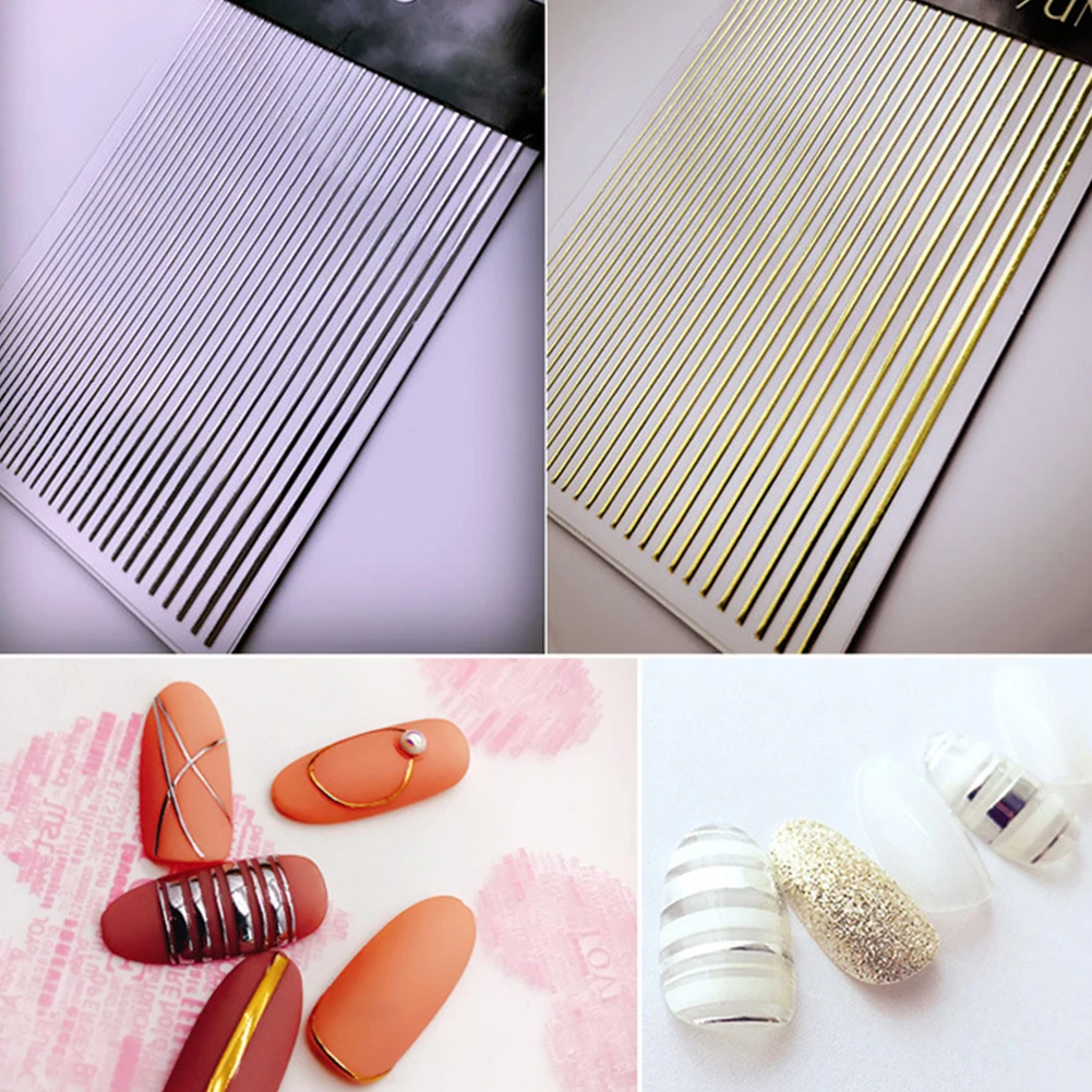 Stripe Taping Line Mixed Designs Charm Style Decoration Wedding Manicure DIY Nail Art Bendable Nail Sticker Stretchable
Stripe Taping Line Mixed Designs Charm Style Decoration Wedding Manicure DIY Nail Art Bendable Nail Sticker Stretchable