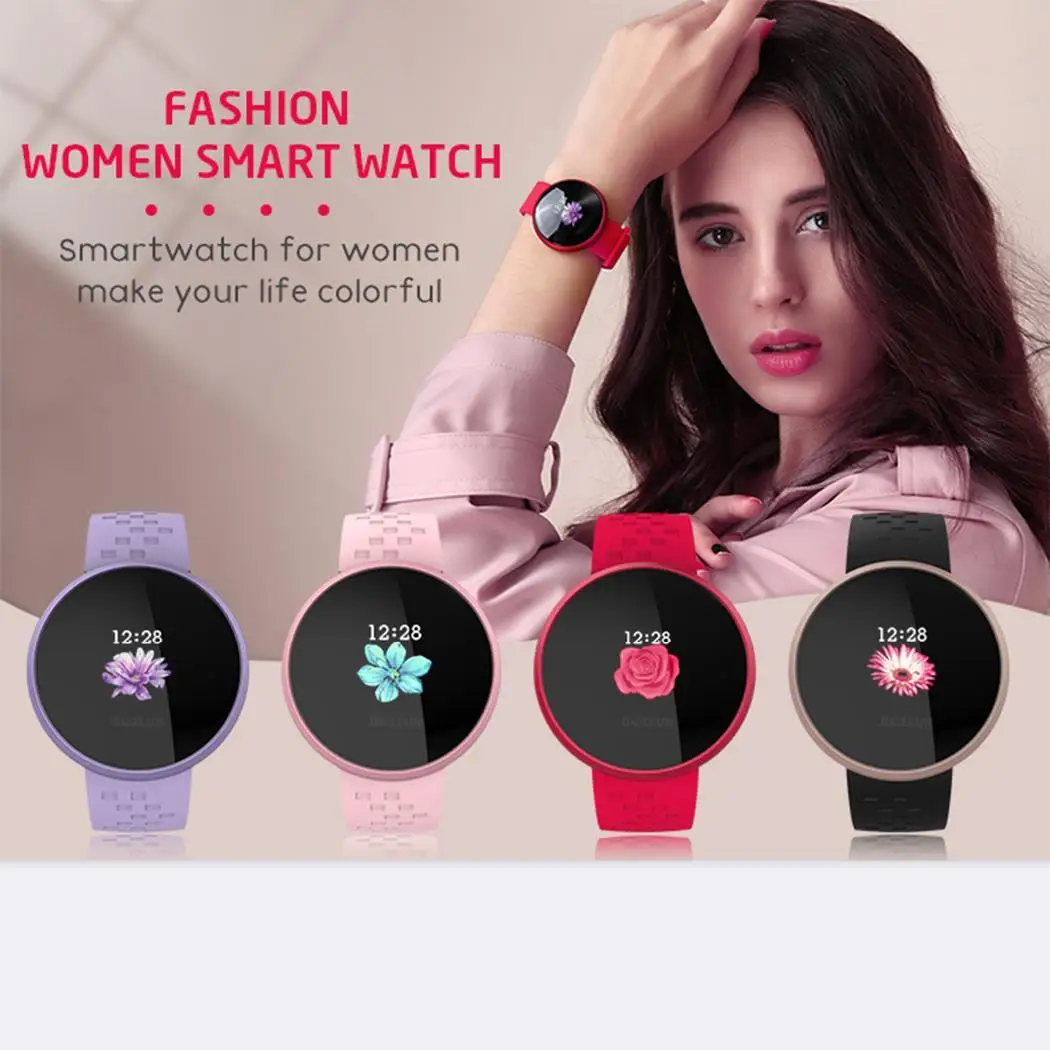 Women Round Shape Digital Display Buckle Closure Smart 30m Bracelet Magnetic Contact Charging Health Wristband
Women Round Shape Digital Display Buckle Closure Smart 30m Bracelet Magnetic Contact Charging Health Wristband