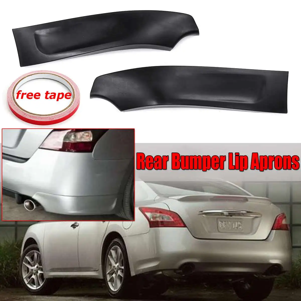2pcs Add-on Car Rear Bumper Lip Diffuser Aprons Bumper Side Spats Cover Trim Splitters For Nissan Maxima 2009-2015 ST Style
2pcs Add-on Car Rear Bumper Lip Diffuser Aprons Bumper Side Spats Cover Trim Splitters For Nissan Maxima 2009-2015 ST Style