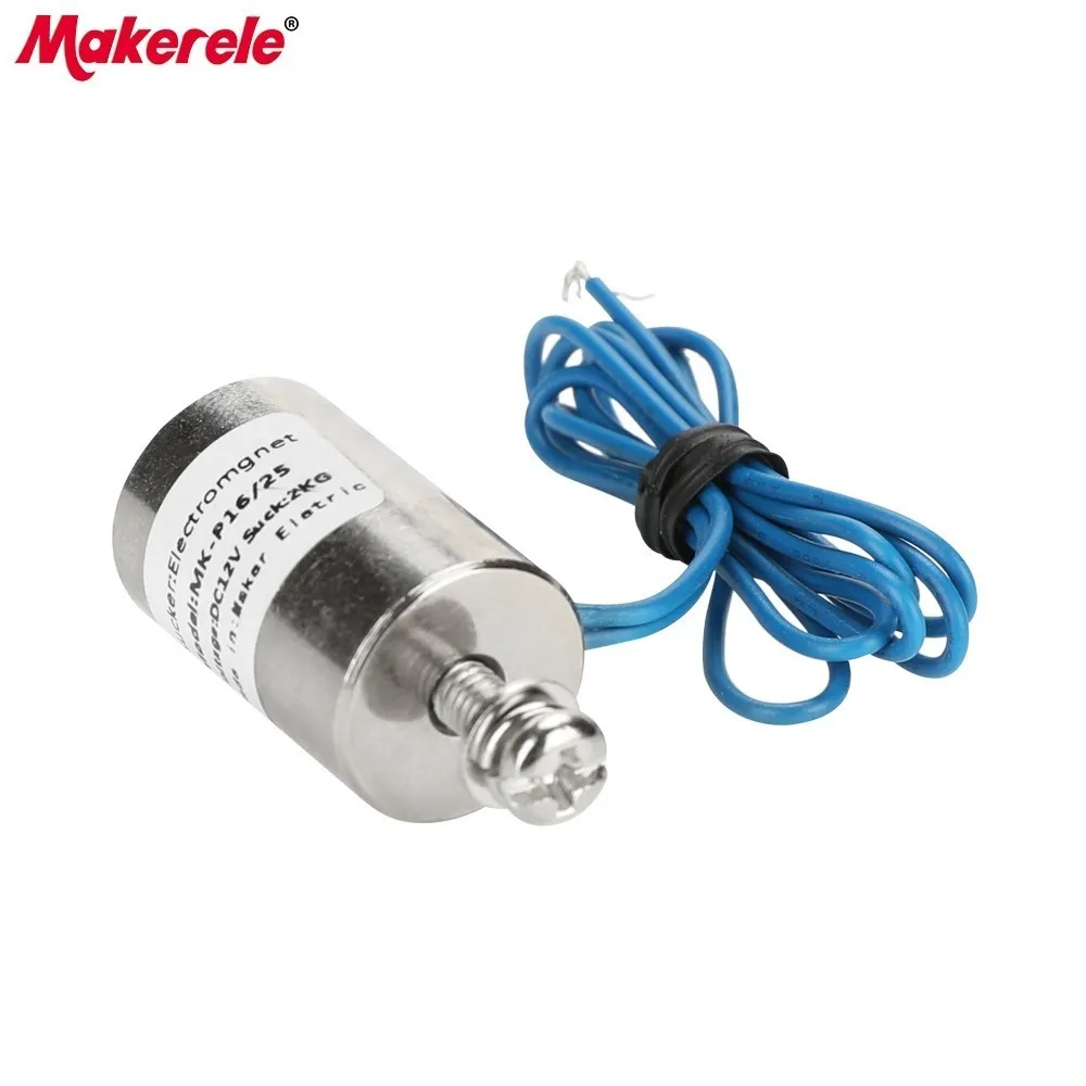 MK16/25 Holding Electric Magnet Lifting 2KG/20N Solenoid Sucker Electromagnet DC 6V 12V 24V Non-standard custom
MK16/25 Holding Electric Magnet Lifting 2KG/20N Solenoid Sucker Electromagnet DC 6V 12V 24V Non-standard custom