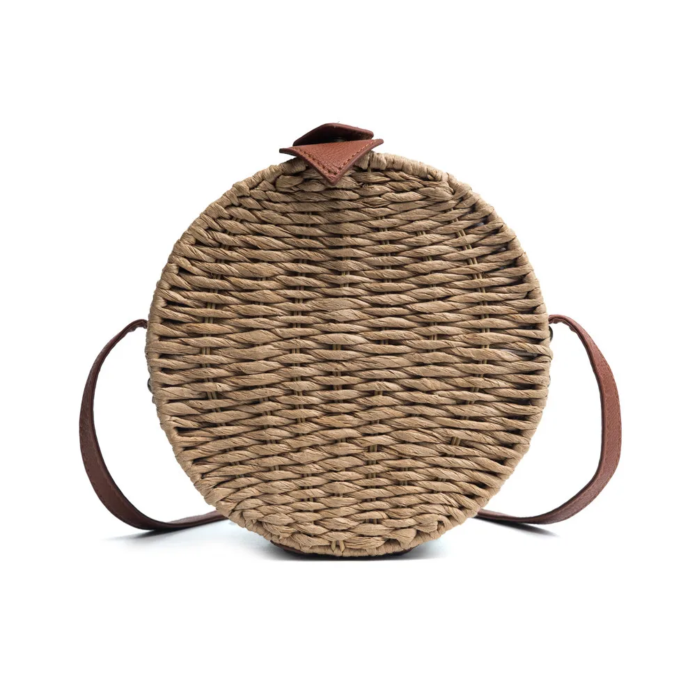 Natural Woven Straw Bag Shoulder Cross-Body Female Bag Seaside Holiday Bag Fashion Woven Handbag Totes Shoulder Bag Brown
Natural Woven Straw Bag Shoulder Cross-Body Female Bag Seaside Holiday Bag Fashion Woven Handbag Totes Shoulder Bag Brown
