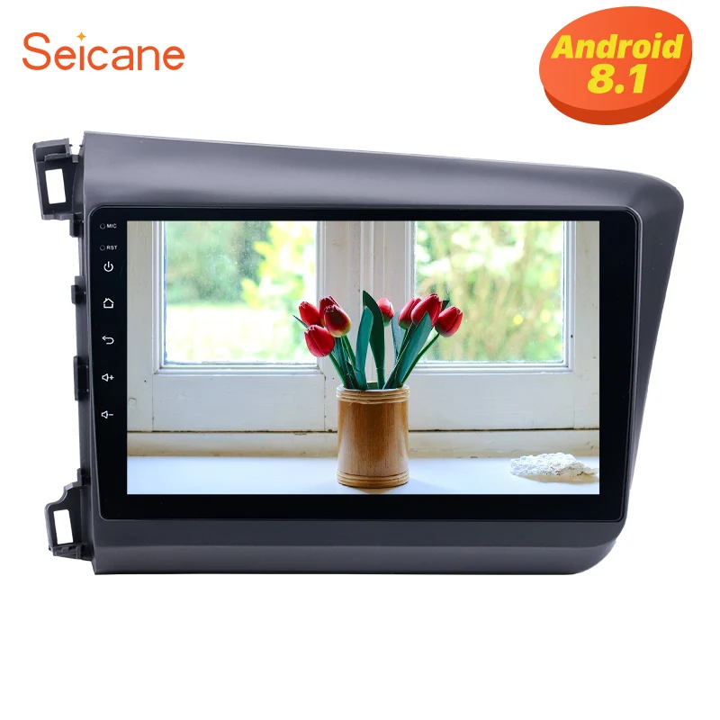 Seicane 10.1 inch Android 8.1 2Din Radio GPS Car Audio for 2012 Honda Civic with Bluetooth Music WiFi HD 1024*600 Multi-touch
Seicane 10.1 inch Android 8.1 2Din Radio GPS Car Audio for 2012 Honda Civic with Bluetooth Music WiFi HD 1024*600 Multi-touch