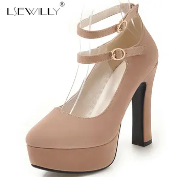 Lsewilly 2019 New single shoes platform buckle solid women shoes pumps wedding ultra high heel party pointed toe shoes E659
Lsewilly 2019 New single shoes platform buckle solid women shoes pumps wedding ultra high heel party pointed toe shoes E659