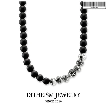 Strand Necklace Obsidian Beads Skull & Cross, 2018 New Fashion 925 Sterling Silver Jewelry Punk Gift For Men Women Boy Girls
Strand Necklace Obsidian Beads Skull & Cross, 2018 New Fashion 925 Sterling Silver Jewelry Punk Gift For Men Women Boy Girls