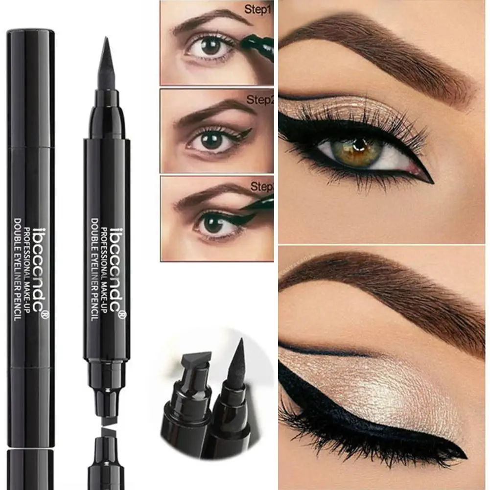 BellyLady 2 in 1 Eyeliner Pen Waterproof Eyeliner Stamp Long-Lasting Quick Dry Eyeliner Makeup Tool
BellyLady 2 in 1 Eyeliner Pen Waterproof Eyeliner Stamp Long-Lasting Quick Dry Eyeliner Makeup Tool