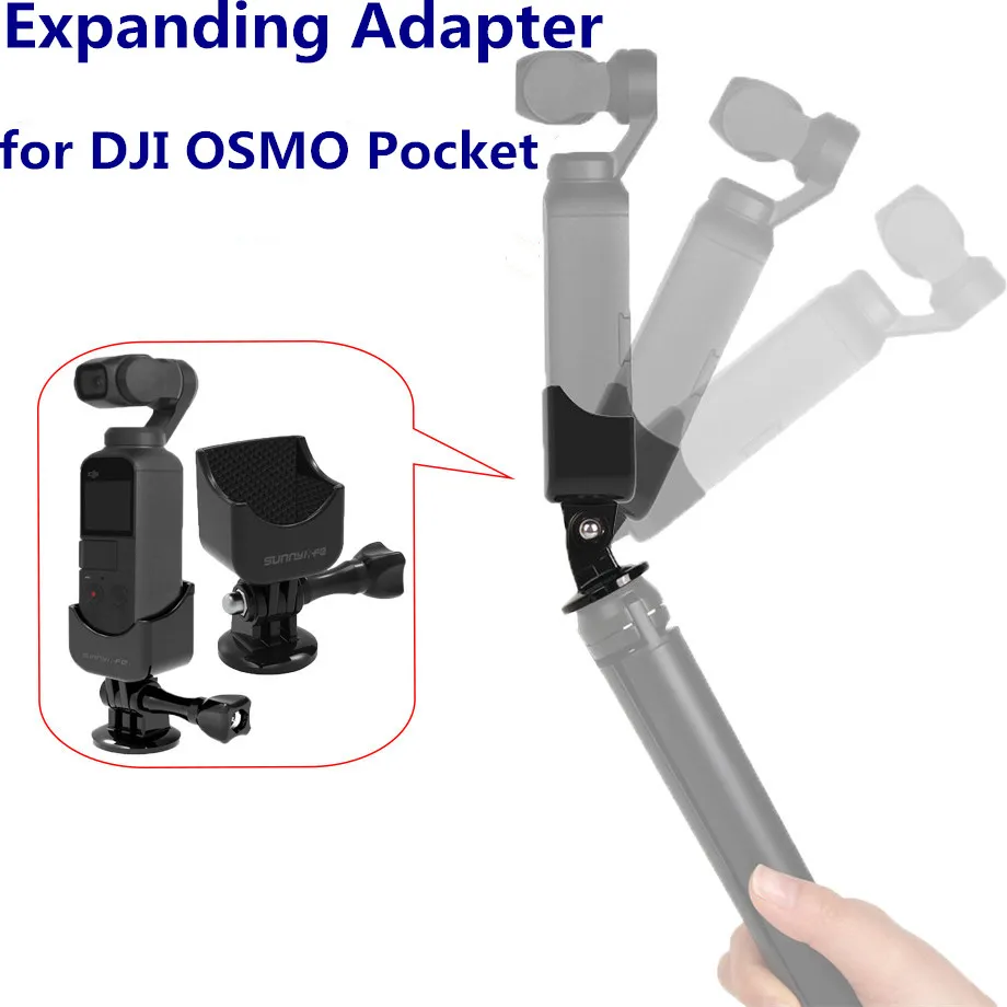 1/4 Adapter Multifunctional Expanding Switch Connection 180 Degree Angle Adjustable for DJI OSMO POCKET Gimbal Accessories
1/4 Adapter Multifunctional Expanding Switch Connection 180 Degree Angle Adjustable for DJI OSMO POCKET Gimbal Accessories