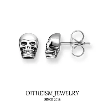 Skull Stud Earrings, 2018 New Skeleton Fashion Jewelry Punk 925 Sterling Silver Gift For Women Men Lover
Skull Stud Earrings, 2018 New Skeleton Fashion Jewelry Punk 925 Sterling Silver Gift For Women Men Lover
