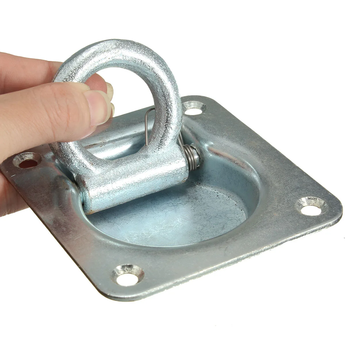 1 Pcs Silver Embedd Trailer Truck Pull-tab Fit Load Cargo Lashing Ring Tie Down Eye Trap
1 Pcs Silver Embedd Trailer Truck Pull-tab Fit Load Cargo Lashing Ring Tie Down Eye Trap