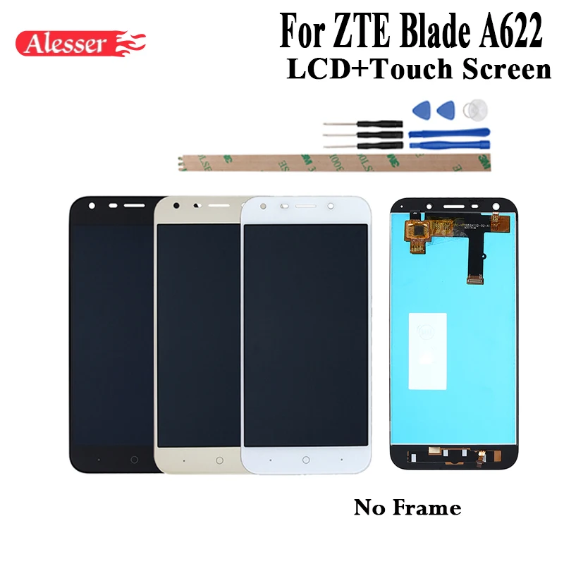 Alesser For ZTE Blade A622 LCD Display and Touch Screen Assembly Repair Parts With Tools And Adhesive For ZTE Blade A622 Phone
Alesser For ZTE Blade A622 LCD Display and Touch Screen Assembly Repair Parts With Tools And Adhesive For ZTE Blade A622 Phone