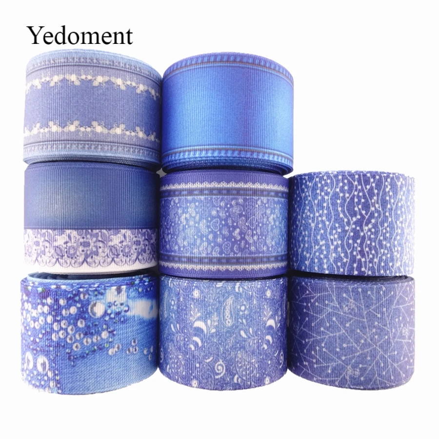 1-1/2" 38mm 10 yards denim printed grosgrain ribbons gift packaging DIY handmade materials MD18010118
1-1/2" 38mm 10 yards denim printed grosgrain ribbons gift packaging DIY handmade materials MD18010118