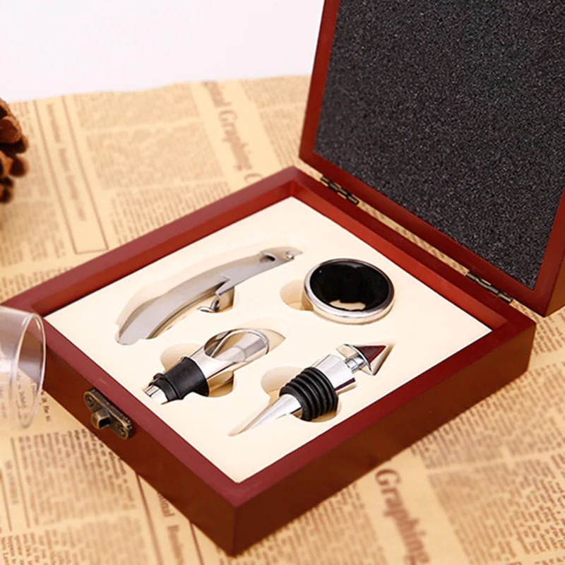Wine Bottle Opener Tool Kit 4pcs With Chess Set Gift Box Wine Accessories Set US
Wine Bottle Opener Tool Kit 4pcs With Chess Set Gift Box Wine Accessories Set US