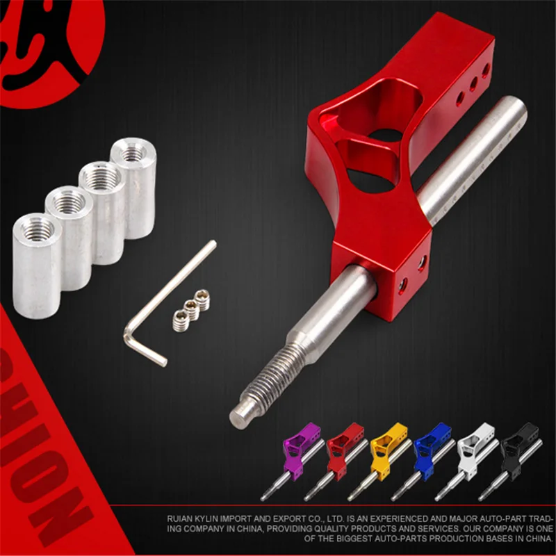 CARCHET Universal Aluminium Adjustable Height Lever Extension Shift Knob Extender Gear Shifter Car Gear Extender
CARCHET Universal Aluminium Adjustable Height Lever Extension Shift Knob Extender Gear Shifter Car Gear Extender