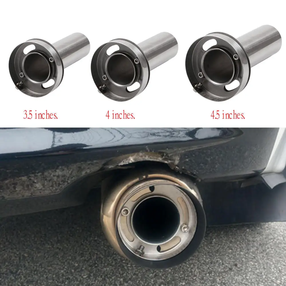 Car Auto Universal Exhaust Muffler Silencer 3.5/4/4.5 inch Unadjustable Tail Muffler Tip Pipe for All Cars Quality Mufflers
Car Auto Universal Exhaust Muffler Silencer 3.5/4/4.5 inch Unadjustable Tail Muffler Tip Pipe for All Cars Quality Mufflers