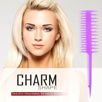 3 Color Double Side Tooth Comb Hair Salon Fish Bone Shape Comb Hairdressing Sectioning Highlighting Dispensing Brush Dyeing Tool
3 Color Double Side Tooth Comb Hair Salon Fish Bone Shape Comb Hairdressing Sectioning Highlighting Dispensing Brush Dyeing Tool