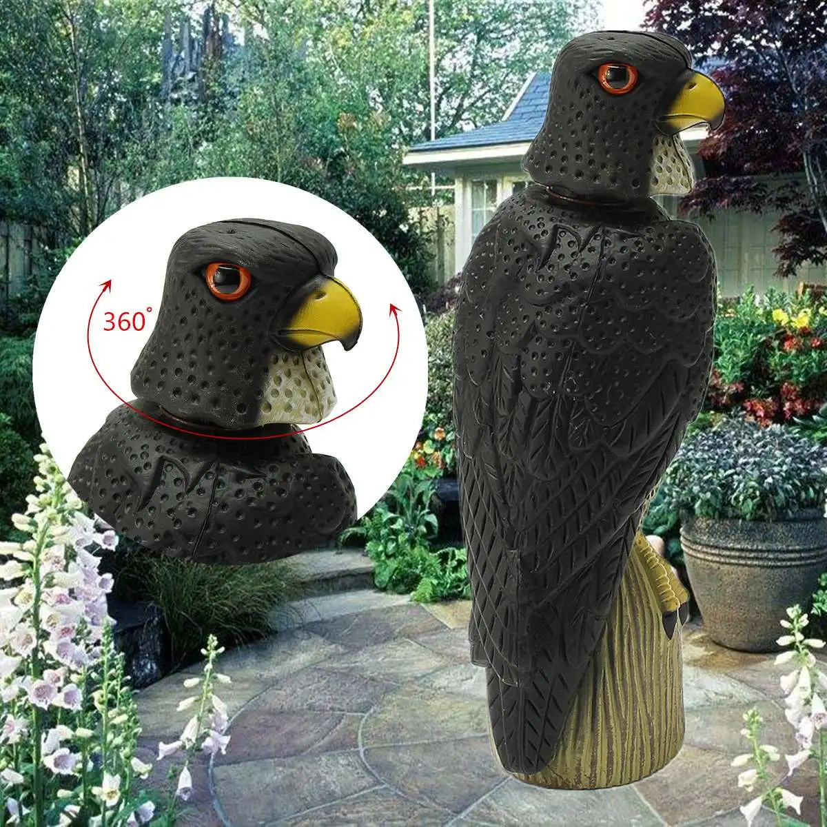 Fake Owl Hunting Shooting Decoy Deterrent Repeller Decor With Head Move in Wind Garden Decor Pest Birds Scarer Animal Scarecrow
Fake Owl Hunting Shooting Decoy Deterrent Repeller Decor With Head Move in Wind Garden Decor Pest Birds Scarer Animal Scarecrow