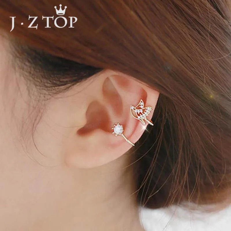 JZTOP Lovely Crystal Bird Butterfly Clip Earrings Woman Elegant Rhinestone Ear Cuff Earrings Female Gold Silver Color Jewelry
JZTOP Lovely Crystal Bird Butterfly Clip Earrings Woman Elegant Rhinestone Ear Cuff Earrings Female Gold Silver Color Jewelry