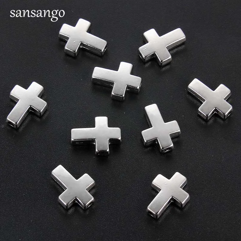 New Arriveal 10Pcs Smooth Silver Zinc Alloy Religion Cross Beads For Women Men DIY Bracelet Necklace Jewelry Findings 13*1mm
New Arriveal 10Pcs Smooth Silver Zinc Alloy Religion Cross Beads For Women Men DIY Bracelet Necklace Jewelry Findings 13*1mm