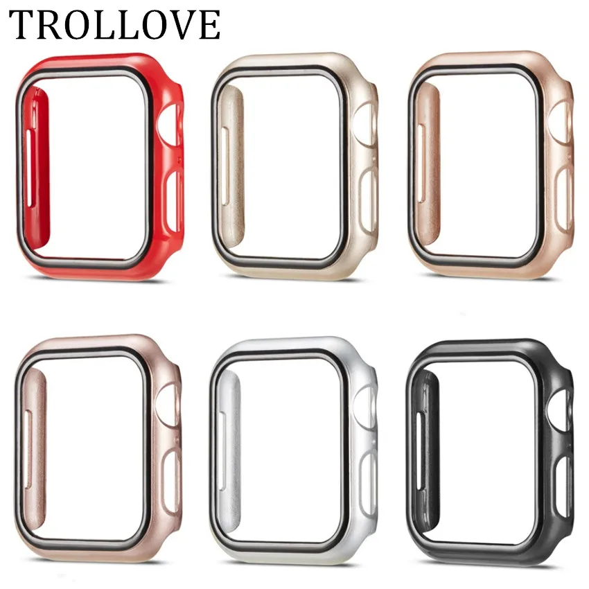 Luxury Hard PC Case for Apple Watch 40MM 44MM Cover Frame Protection Bumper for iWatch Band Series 4 Dual Colors Shell 40 44 mm
Luxury Hard PC Case for Apple Watch 40MM 44MM Cover Frame Protection Bumper for iWatch Band Series 4 Dual Colors Shell 40 44 mm