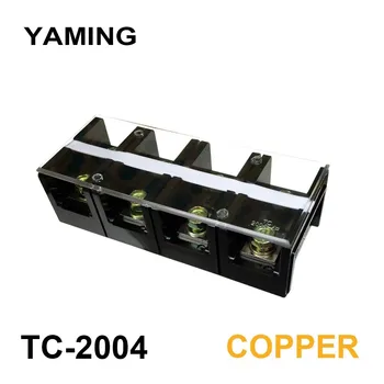 TC-2004 Will Electric Current Connection Terminal Block 200A 4P 600V Plate Dual Row Copper 60-100mm2
TC-2004 Will Electric Current Connection Terminal Block 200A 4P 600V Plate Dual Row Copper 60-100mm2