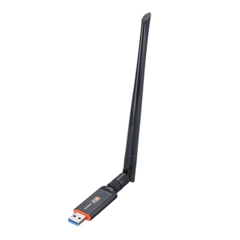 1200M Dual Band 5G 2.4G USB 3.0 Gigabit Wireless LAN Network Card Wifi Receiver 1200Mbps for laptop desktop computer
1200M Dual Band 5G 2.4G USB 3.0 Gigabit Wireless LAN Network Card Wifi Receiver 1200Mbps for laptop desktop computer