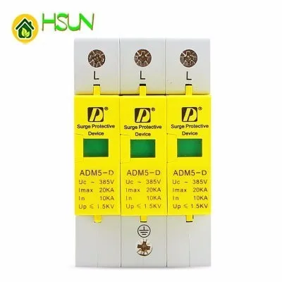 STYHOMSUN SPD ADM5-20KA-3P Household Lightning Protection Surge protector Protect Organ On Virtue Supply Lightning Protection
STYHOMSUN SPD ADM5-20KA-3P Household Lightning Protection Surge protector Protect Organ On Virtue Supply Lightning Protection