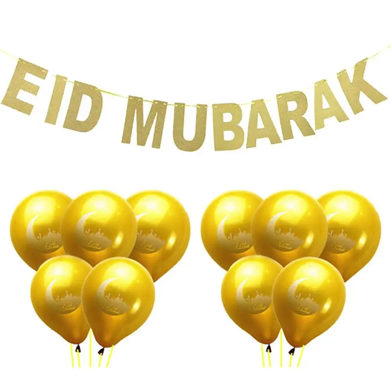 EID MUBARAK Balloons Set Muslim Ramadan Decor Bunting Garland Gold Glitter Banner Kit Party Decor Latex Balloons Hanging Flags
EID MUBARAK Balloons Set Muslim Ramadan Decor Bunting Garland Gold Glitter Banner Kit Party Decor Latex Balloons Hanging Flags