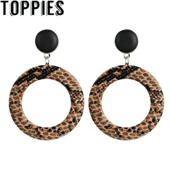 2019 Winter Women Snakeskin Faux leather Round Circle Earrings Vintage Jewelry European Fashion Snake Earrings
2019 Winter Women Snakeskin Faux leather Round Circle Earrings Vintage Jewelry European Fashion Snake Earrings