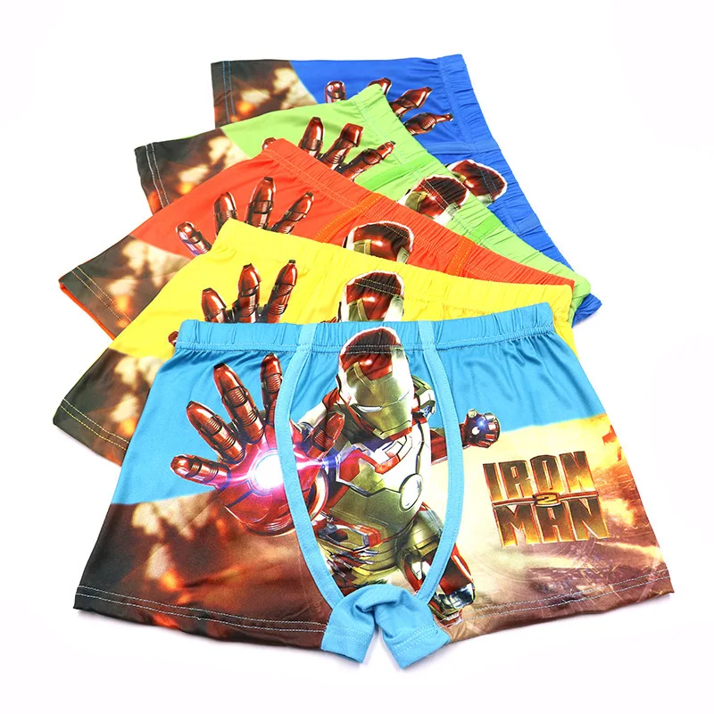 5 Pcs/lot Boys Boxer Children's Cotton iron Man Underwear Spiderman Boys Underwear Cartoon Boy Boxers wholesale
5 Pcs/lot Boys Boxer Children's Cotton iron Man Underwear Spiderman Boys Underwear Cartoon Boy Boxers wholesale
