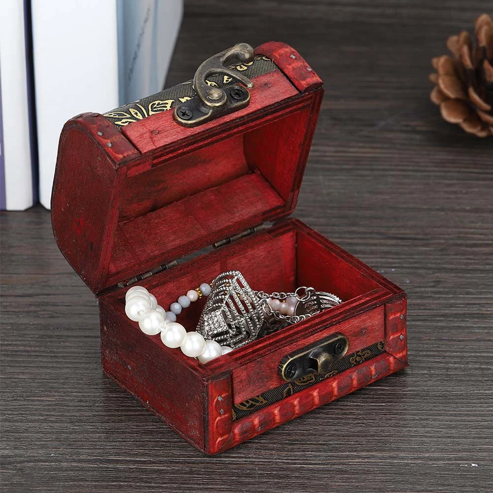 Vintage Decorative Wooden Jewelry Storage Box Makeup Organizer Case Makeup Organizer Box Jewelry Treasure Chest Case Ornaments
Vintage Decorative Wooden Jewelry Storage Box Makeup Organizer Case Makeup Organizer Box Jewelry Treasure Chest Case Ornaments