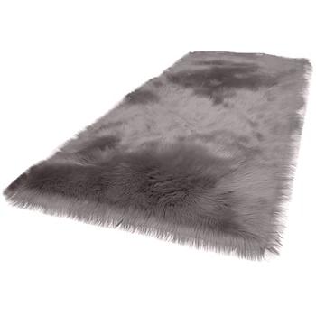 Faux Fur Rug Soft Fluffy Rug 60 x 90 cm Shaggy Rugs Faux Sheepskin Area Rugs Floor Carpets for Bedrooms Living Room Kids Rooms 
Faux Fur Rug Soft Fluffy Rug 60 x 90 cm Shaggy Rugs Faux Sheepskin Area Rugs Floor Carpets for Bedrooms Living Room Kids Rooms