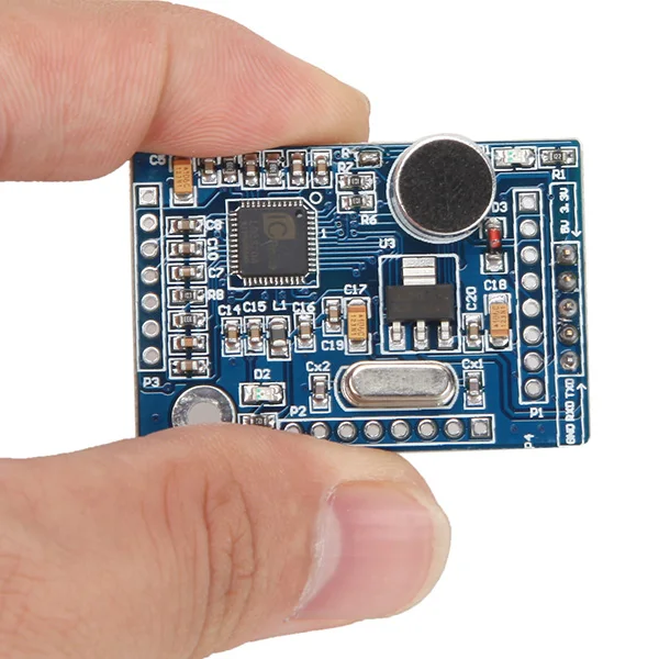LEORY Voice Recognition Module Speech Voice Board VRM Integrated SCM LD3320 ASR 5V Power 43 x 29.7mm
LEORY Voice Recognition Module Speech Voice Board VRM Integrated SCM LD3320 ASR 5V Power 43 x 29.7mm