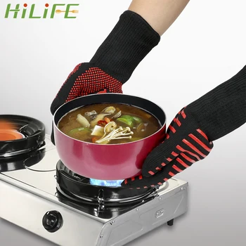 HILIFE 1 Pair Oven Glove 500 Celsius Extreme Heat Resistant Heatproof BBQ Grilling Cooking Gloves Microwave Oven Mitt
HILIFE 1 Pair Oven Glove 500 Celsius Extreme Heat Resistant Heatproof BBQ Grilling Cooking Gloves Microwave Oven Mitt