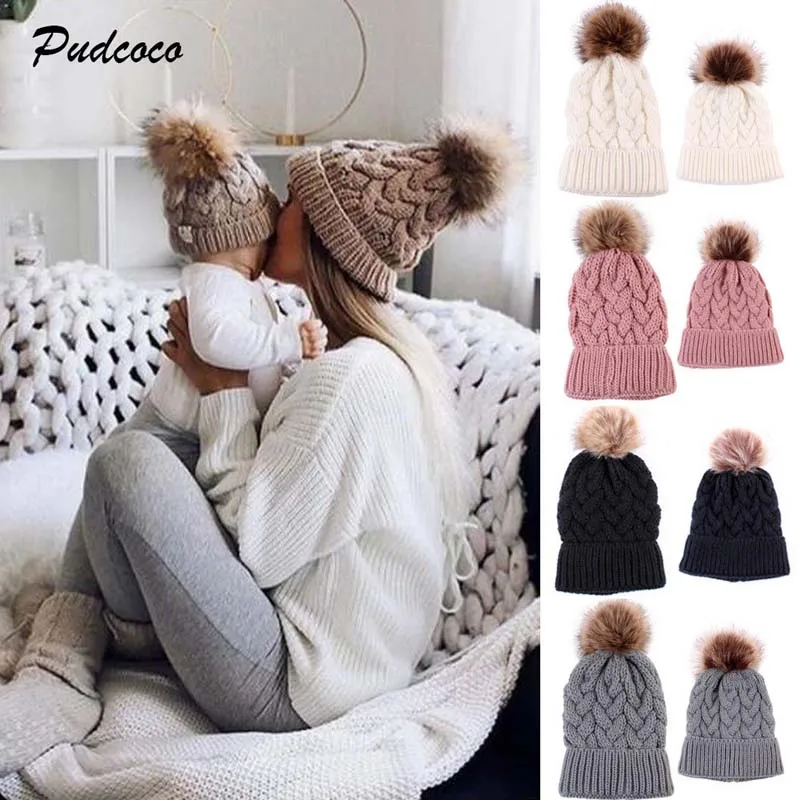 2018 Mother&Baby Knit Winter Hat Daughter/Son New Winter Warm Knit Hat Family Crochet Fur Beanie Ski Cap
2018 Mother&Baby Knit Winter Hat Daughter/Son New Winter Warm Knit Hat Family Crochet Fur Beanie Ski Cap