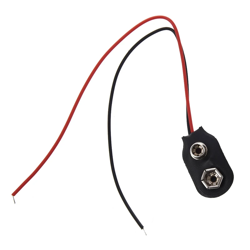 20 pcs 9V Battery Cable for Multimeter Complete with black and red power cable New and high quality 9 V battery clip connector
20 pcs 9V Battery Cable for Multimeter Complete with black and red power cable New and high quality 9 V battery clip connector