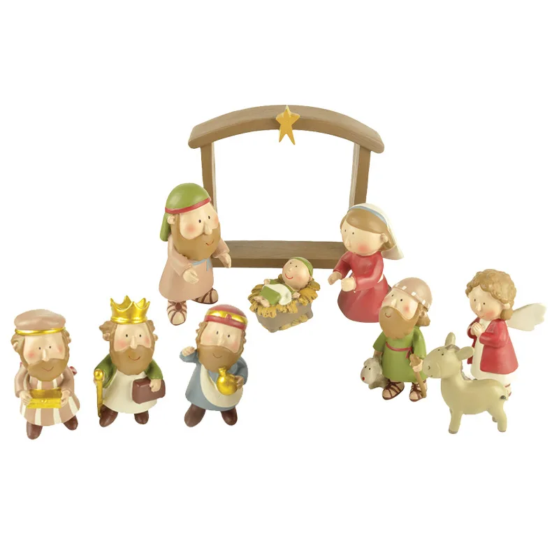 Home Decor Resin Crafts Jesus Nativity Scene Kawaii Jesus Figurine Home Ornament Sunday School Gifts Statue Christian Gift
Home Decor Resin Crafts Jesus Nativity Scene Kawaii Jesus Figurine Home Ornament Sunday School Gifts Statue Christian Gift