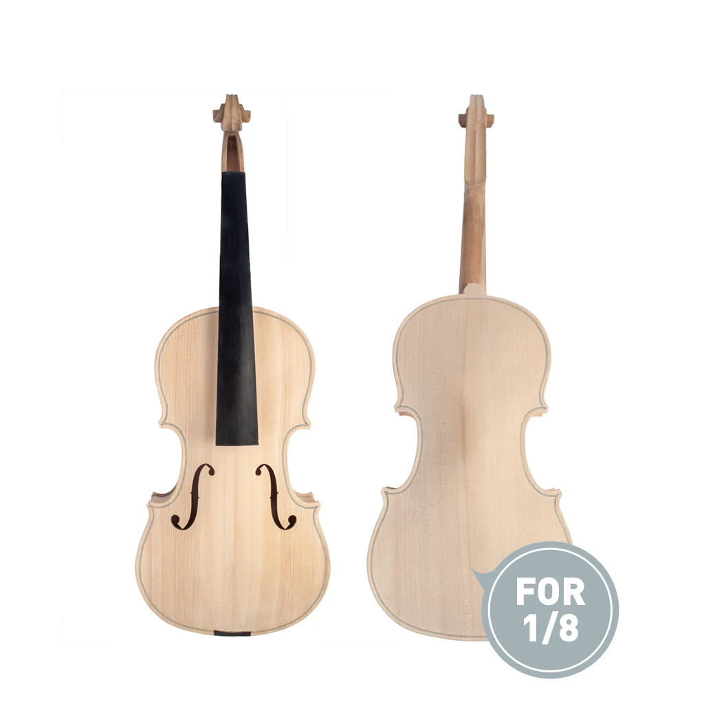 1/8 Violin Maple With Ebony Fingerboard Unfinished Violin For 1/8 DIY Violin Accessories
1/8 Violin Maple With Ebony Fingerboard Unfinished Violin For 1/8 DIY Violin Accessories
