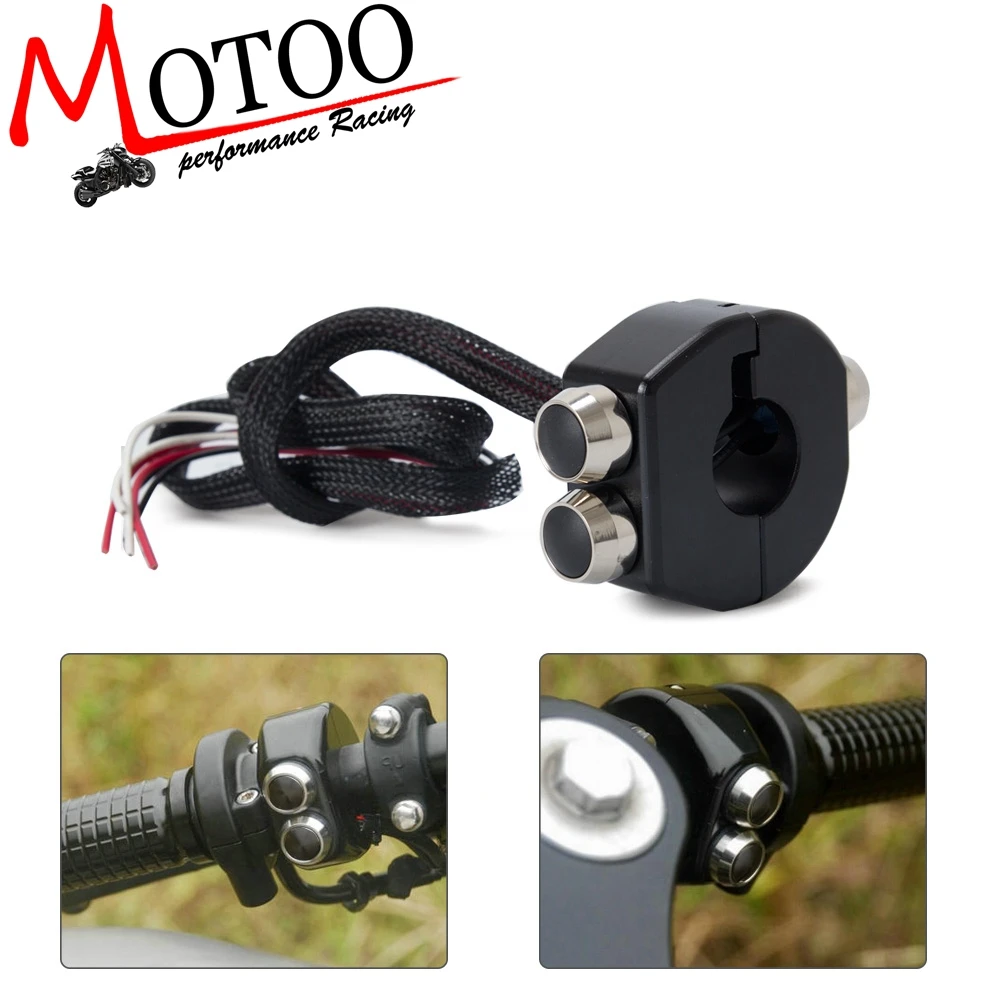 Aluminum Alloy CNC Motorcycle Switches Handlebar Mount Switch Headlight Fog Light ON OFF Start Kill Horn Reset Button 3 Buttons
Aluminum Alloy CNC Motorcycle Switches Handlebar Mount Switch Headlight Fog Light ON OFF Start Kill Horn Reset Button 3 Buttons