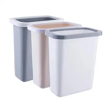 Kitchen Creative Plastic Hanging Trash Large Bin 10L Cupboard None Cover Waste Bin Fixed Garbage Bag For Toilet Bathroom 
Kitchen Creative Plastic Hanging Trash Large Bin 10L Cupboard None Cover Waste Bin Fixed Garbage Bag For Toilet Bathroom