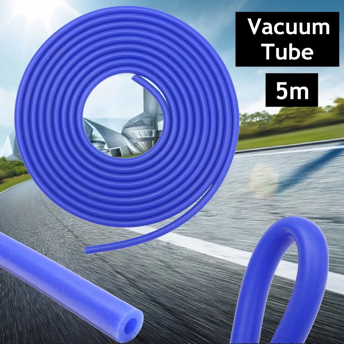 Auto Car Vacuum Silicone Hose Racing Line Pipe Tube Car-styling Blue 5M 4mm Silicone Vacuum Tube Hose Silicone Tubing 16.4ft
Auto Car Vacuum Silicone Hose Racing Line Pipe Tube Car-styling Blue 5M 4mm Silicone Vacuum Tube Hose Silicone Tubing 16.4ft