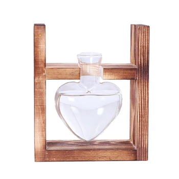 DTSL Vintage Style Love Heart Shape Clear Glass Tabletop Plant Bonsai Flower Vase Wedding Party Decorative Terrarium With
DTSL Vintage Style Love Heart Shape Clear Glass Tabletop Plant Bonsai Flower Vase Wedding Party Decorative Terrarium With