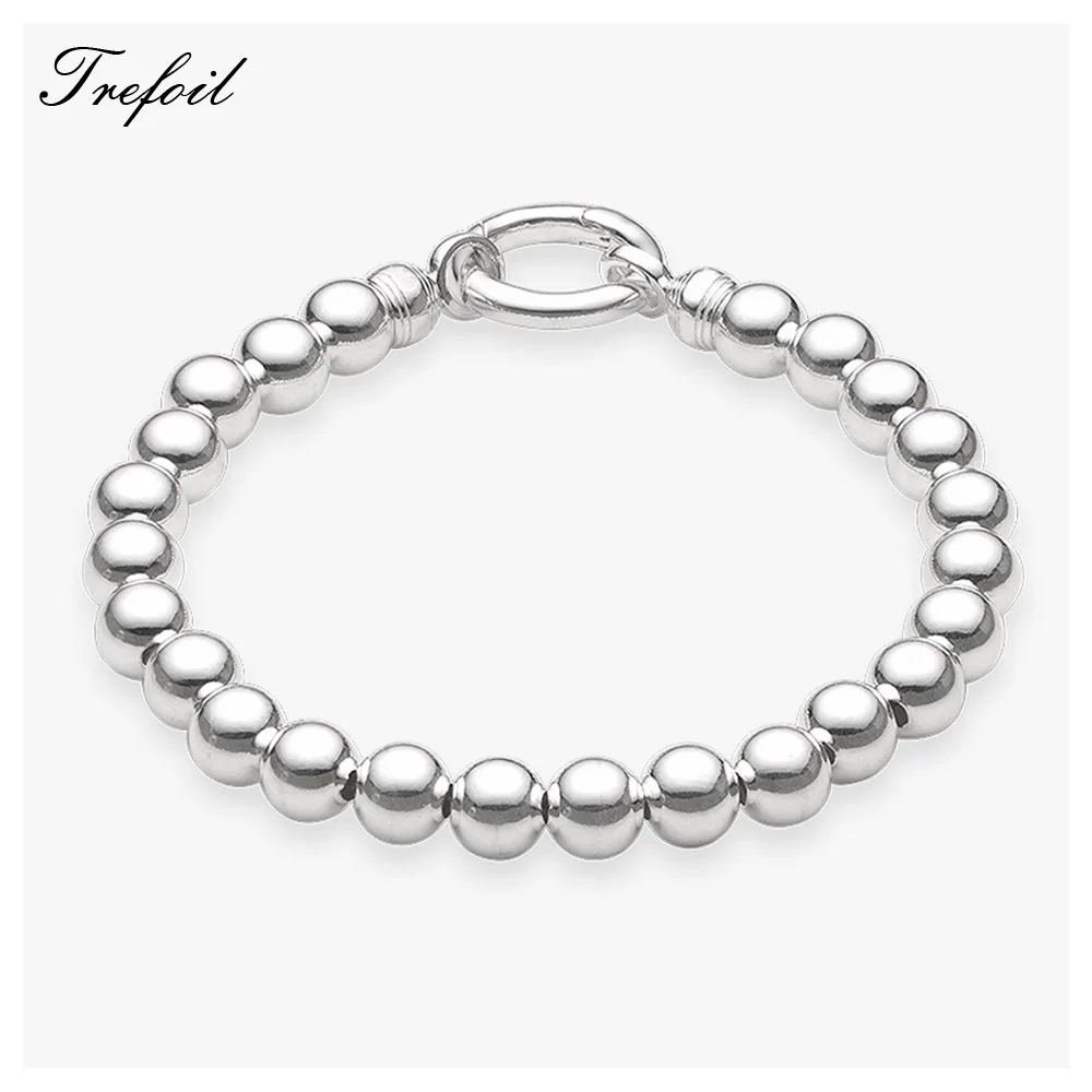 Bracelet Beaded Cuff with Silver Spring Clasp, 2018 New 925 Sterling Silver Fashion Jewelry Trendy Gift for Men Boy Women Girls
Bracelet Beaded Cuff with Silver Spring Clasp, 2018 New 925 Sterling Silver Fashion Jewelry Trendy Gift for Men Boy Women Girls
