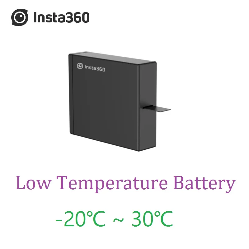 Низкотемпературная батарея для Insta360 ONE X 1200mAh LiPo холодные батареи 100% оригинал Insta