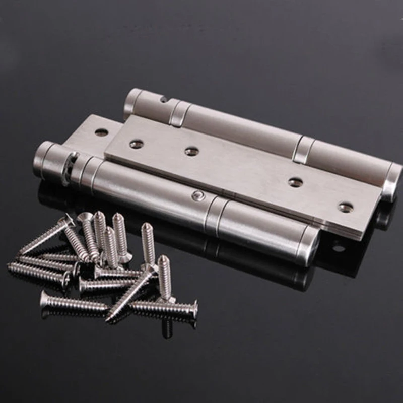 4pcs 5" Stainless Steel Wood Door Hinge Spring Cushion Closer Automatic Hardware
4pcs 5" Stainless Steel Wood Door Hinge Spring Cushion Closer Automatic Hardware