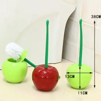 1PCS Lovely Apple Shape Lavatory Brush Toilet Brush & Holder Set Creative Cleaning Tool Plastic Bathroom Accessories
1PCS Lovely Apple Shape Lavatory Brush Toilet Brush & Holder Set Creative Cleaning Tool Plastic Bathroom Accessories